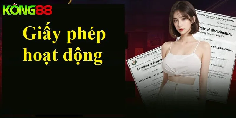 Giấy phép hoạt động KONG88 bảo vệ quyền lợi người chơi Giấy phép hoạt động KONG88 bảo vệ quyền lợi người chơi